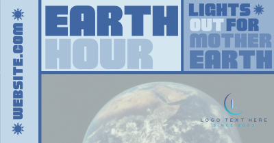 Mondrian Earth Hour Reminder Facebook ad Image Preview