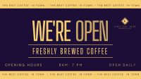 Trendy Open Coffee Shop Video Design
