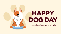 Smiling Dog Facebook Event Cover Design