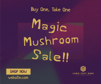 Psychedelic Mushroom Sale Facebook Post Design