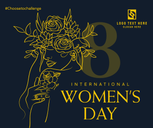 Rose Women's Day Facebook post Image Preview