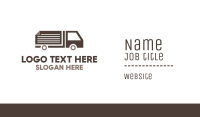 Document Page Truck Business Card Design