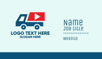 Youtube Truck Business Card Design