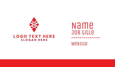 Red Ruby Business Card Image Preview