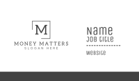 Business Company Square Business Card Design