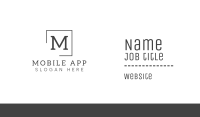 Business Company Square Business Card Image Preview