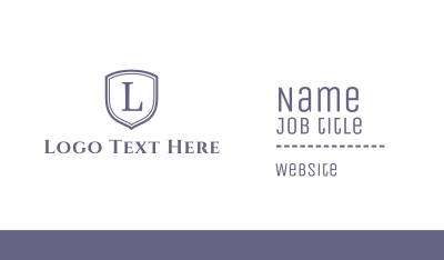 Classic Monogram Business Card Image Preview