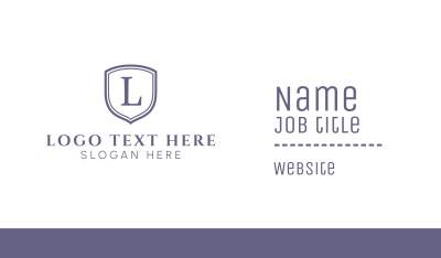 Classic Monogram Business Card Image Preview