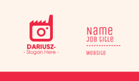 Pink Camera Factory Business Card Design