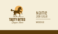 Equine Horse Sun Business Card Image Preview