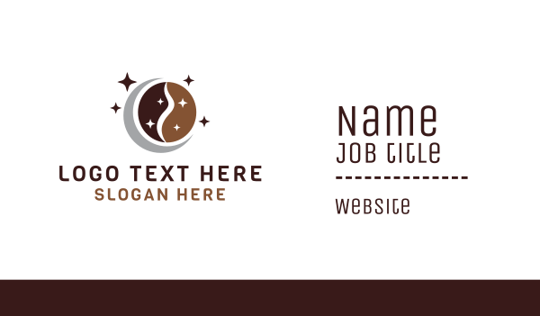 Morning Night Coffee Business Card Design Image Preview
