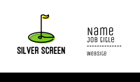 Golf Flag Green Business Card Image Preview
