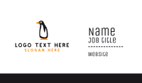 Cute Penguin Business Card Design