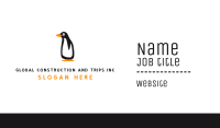 Cute Penguin Business Card Design