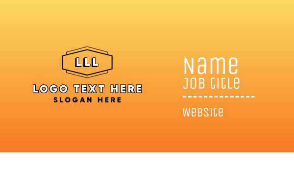 Hardware Store Lettermark Business Card Design Image Preview