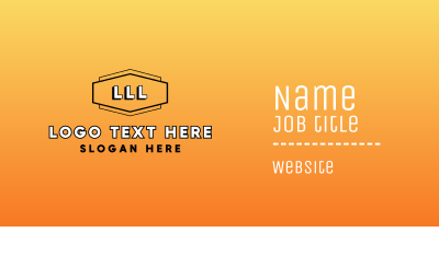 Hardware Store Lettermark Business Card Image Preview