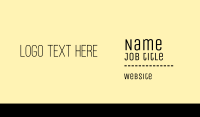 Elegant Sans Serif Business Card Image Preview
