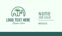 Green Eco City Business Card Preview