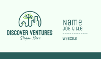 Green Eco City Business Card Design