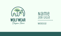 Green Eco City Business Card Image Preview