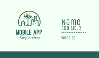 Green Eco City Business Card Image Preview