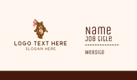 Happy Bear Flag  Business Card Image Preview