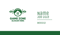 Green Vegan House Business Card Image Preview