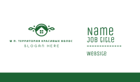 Green Vegan House Business Card Image Preview