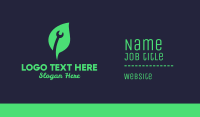 Green Leaf Repair  Business Card Preview