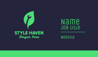 Green Leaf Repair  Business Card Design