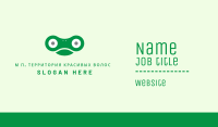 Green Chain Frog Business Card Image Preview