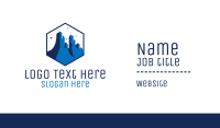 Blue Grand Canyon Business Card Image Preview