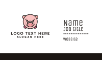 Pink Pig Business Card Design