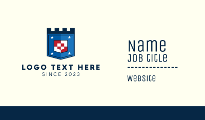 Croatian Medieval Crest Business Card Image Preview