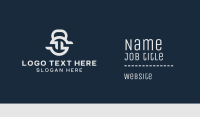 Gray Fitness Gym Kettlebell Business Card Preview
