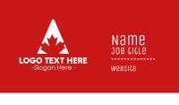 Red Maple Leaf Business Card Image Preview