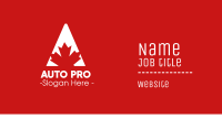 Red Maple Leaf Business Card Image Preview
