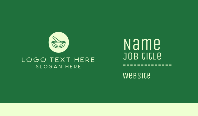 Green Natural Pharmacy Business Card Image Preview