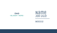 Tech Text Font Business Card Image Preview