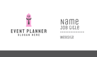 Pink Condom Business Card Design