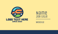Auto Car Circle Business Card Image Preview