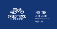 Simple Fast Bicycle Bike Business Card Image Preview