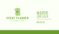 Green Bamboo Books Business Card Image Preview
