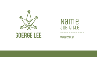 Cannabis Weed Tech Business Card Image Preview