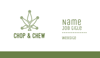 Cannabis Weed Tech Business Card Image Preview