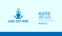 Anchor Security Shield  Business Card Preview