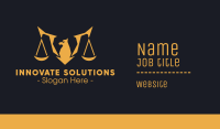 Golden Legal Griffin Business Card Image Preview