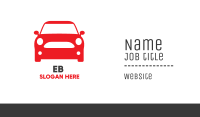 Small Red Car Business Card Image Preview