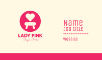 Pink Love Seat Business Card Image Preview