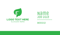 Leaf Open Door Business Card Preview